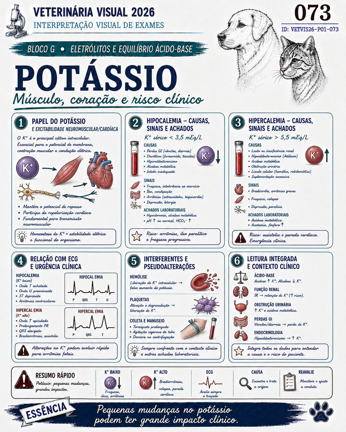 Potássio na clínica veterinária