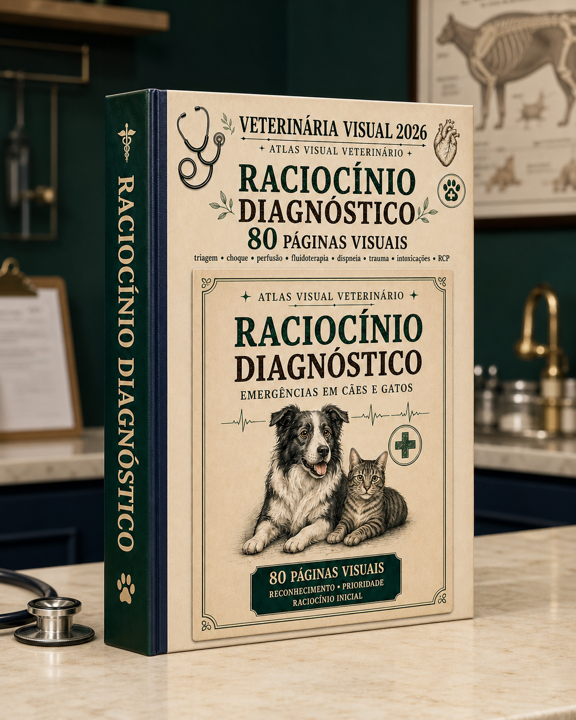 Mockup do livro Raciocínio Diagnóstico